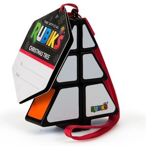 Rubik’s Cube Tree Ornament Puzzle Game NWOT